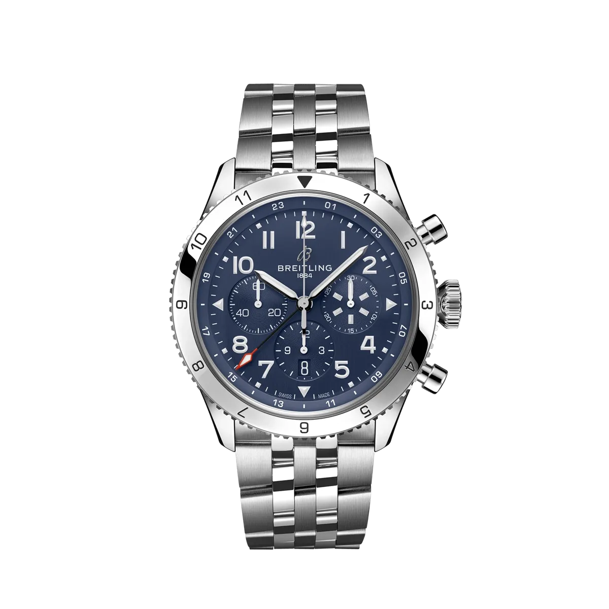 Breitling AVI B04 Chronograph GMT 46 Tribute to Vought F4U Corsair - Blue Dial