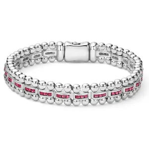Caviar Spark Ruby Link Bracelet