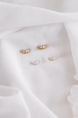 Idalia - Sterling Silver Stud Earrings