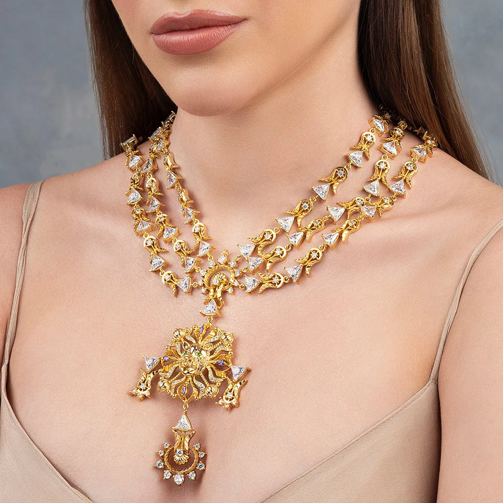 Panthera Imperialis Layered Necklace
