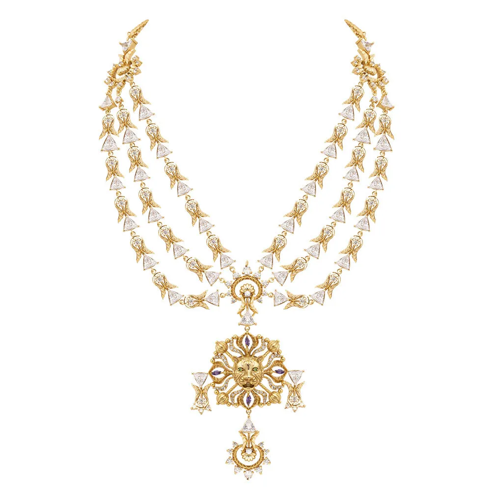 Panthera Imperialis Layered Necklace